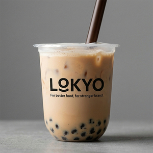 Vaso <span class=keywords><strong>de</strong></span> Té Boba en Forma <span class=keywords><strong>de</strong></span> U LOKYO, Fondo Redondo, PP, 500 ml, 700 ml, Vaso <span class=keywords><strong>de</strong></span> Plástico Desechable Esmerilado para Tiendas <span class=keywords><strong>de</strong></span> Té <span class=keywords><strong>de</strong></span> Burbujas <span class=keywords><strong>de</strong></span> Moda - Product Image 4