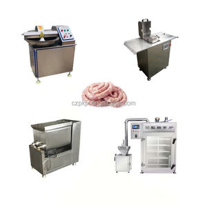 Juego completo de línea de producción de salchichas para la venta Equipo para hacer salchichas 220V Salchicha <span class=keywords><strong>Pollo</strong></span> <span class=keywords><strong>Horno</strong></span> para ahumar perros calientes - Product Image 5