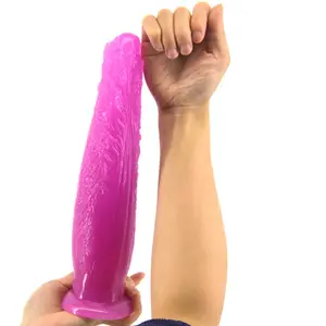 FAAK 10 इंच dildo फल आकार सक्शन कप के साथ सब्जी लिंग खिलौने सेक्स वयस्क चिकित्सा पीवीसी महिलाओं के लिए गुदा प्लग