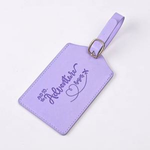 ป้ายติดกระเป๋าเดินทางหนัง PU คุณภาพสูง ลายพิมพ์ตามสั่ง บัตรผ่านขึ้นเครื่อง ขายส่ง ซองใส่พาสปอร์ต พิมพ์ชื่อของคุณเอง - Product Image 2