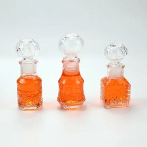 <strong>Small</strong> Size 50ml 100ml Lead-free Glass Alcohols Whiskey Party Barware Outdoor Mini Wine Glass <strong>Bottle</strong> for Liquor - Product Image 4