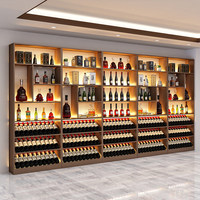 Porte-vin sur pied moderne en fer, mobilier de maison, capacité 120 bouteilles+, présentoir personnalisable