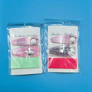 Barrettes pour enfants mignonnes et adorables, pinces pour franges latérales et pinces pour cheveux effilés. Disponible en quantités de 1 à 2 yuans. - Product Image 3