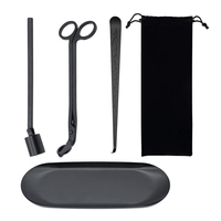 Supports gravés pour débroussailleuse en acier inoxydable, 20 pièces, Kit de soins pour bougies, ciseaux à tremper, outils de coupe, boîte