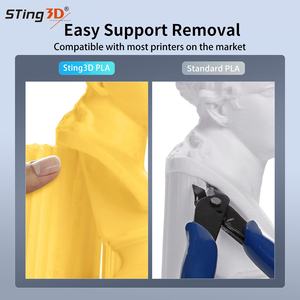 Sting3D PLA Filament 3d Silk PLA Filament pour imprimante 3d ABS PETG Filament 175mm Filamento PLA Plastic 3d Printing - Product Image 6