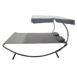 Chaise <span class=keywords><strong>de</strong></span> balançoire d'extérieur, parapluie <span class=keywords><strong>de</strong></span> <span class=keywords><strong>jardin</strong></span>, Double ombrage, <span class=keywords><strong>lit</strong></span>-balançoire pour <span class=keywords><strong>2</strong></span> <span class=keywords><strong>personnes</strong></span>, cour d'extérieur, Camping - Product Image 5