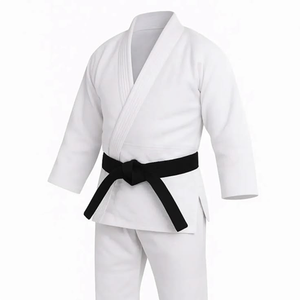 Uniformes de karaté en gros pour la pratique des arts martiaux, tissu en coton durable, coupe confortable, fabrication OEM personnalisée - Product Image 6