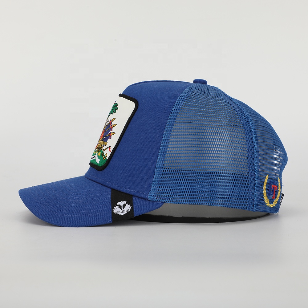 Custom Embroidery Patch Logo Outdoor Wholesale Oem High Quality Sports Gorras Mesh Hat 5 Panel Cotton Mens Classics Trucker Cap