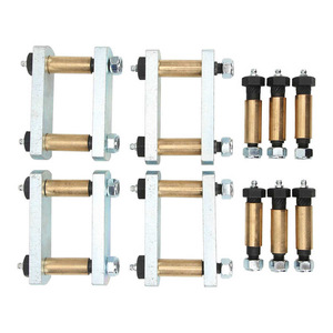 Kit de mejora de grilletes Getitall de 3.125 pulgadas de acero para adaptación de remolques de camión con eje tándem - Product Image 1
