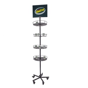 Tienda minorista 360 Metal giratorio Bebidas <span class=keywords><strong>Monster</strong></span> <span class=keywords><strong>Energy</strong></span> <span class=keywords><strong>Coca</strong></span> <span class=keywords><strong>Cola</strong></span> Bebida Soportes de exhibición estante - Product Image 4