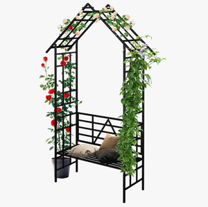 Arco Decorativo in Metallo Stile Cabana per Bordo Piscina, Leggero ma Robusto, per Mercato UE e USA, Ingresso Hotel Boutique - Product Image 4