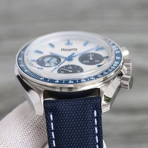 OME Snooppy Men's Business Stainless Steel <b>Automatic</b> Mechanical Watch with Mineral Glass Dial 20mm Band 30mm Dial Diameter - Product Image 3