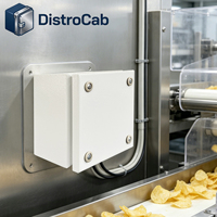 Boîtier de distribution CE RoHS IP66 480H testé par pulvérisation salée pour équipement d'installation en usine de transformation alimentaire KL