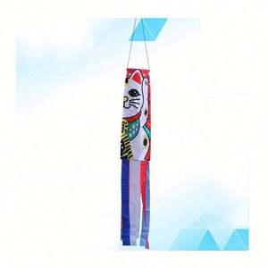 Excelente Precio, Venta Caliente, Impresión Personalizada a Todo Color, 100% Poliéster, Gazebo de Viento con Diseño de Dibujos Animados Japoneses, Bandera de Viento para Exteriores - Product Image 3