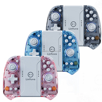 KS58 Pengendali Game Nirkabel Motor Getaran Getaran Ganda Joystick Terpisah Gamepad BT untuk Baterai 2.1+EDR 400mAh