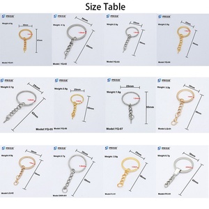 Porte-clés plat en métal personnalisé à faire soi-même pour accessoires de porte-clés - Product Image 2