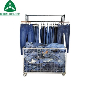 Precio bajo de segunda mano ropa de verano hombre usado jeans ropa de zambia en pacas - Product Image 2
