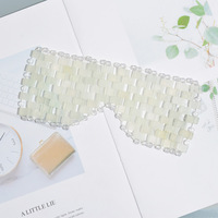 Masque de Sommeil en Jade 2026 – Masque Oculaire Rafraîchissant en Cristal Naturel, Masque Facial en Pierre de Jade et Quartz Rose pour le Sommeil (Vente en Gros)