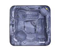 Jacuzzis de Exterior con Carcasa de Acrílico Americano y Jacuzzi Interior con Fuentes LED, Hidromasaje, a Precio de Mayoreo