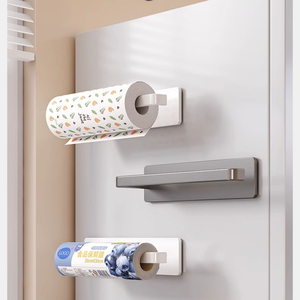 Non-Perforated Kitchen Tissue <strong>Paper</strong> Rack Home Use Hanging Storage for Toilet <strong>Paper</strong> Cling Film <strong>Rag</strong> Storage Cabinet - Product Image 3