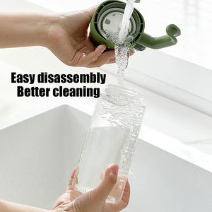 18.5oz 2in1 Glass Oil Container Bottles 550ml Oil Spray Bottle Oil Pot With Pourer for Cooking - Product Image 6
