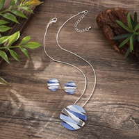 Ensemble collier et boucles d'oreilles pour femme, style ethnique bohème, en alliage émaillé coloré, géométrique vintage, pour mariage, fiançailles, fête