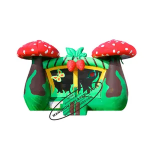 Inflatable Moonwalk Mini Bounce House Commercial Mushroom And Strawberry Bouncer For Kids