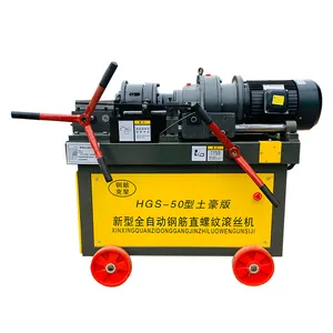 super promotions Best Price Thread Rolling Rebar Threading Machine steel bar screw making machine