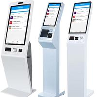 Kiosques de paiement TouchWo blanc/noir 15,6 pouces, kiosque de commande automatique 21,5 pouces, kiosque numérique, kiosque à écran tactile 32 pouces, kiosque numérique