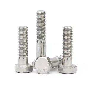 304 Stainless Steel Semi Threaded Hex Bolts Din931 Coarse Shank Class 10.9 12.9 Standard Use - Product Image 2