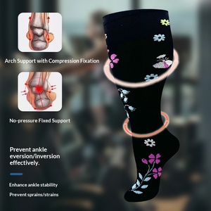 <span class=keywords><strong>Calze</strong></span> a Compressione Personalizzate per Diabetici, Taglia Extra Large, in Nylon ad Alta Elasticità, Anti-Frizione, per Sport e Fitness - Product Image 3