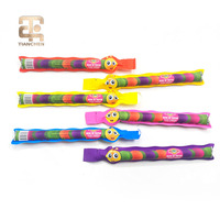 Pochette souple personnalisée PET+PE anti-humidité avec bec verseur, design bâtonnet de gelée pour jus de fruits