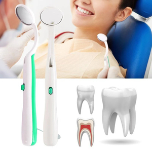 Dental <b>Mirror</b> With Led Light Inspect Instrument Checking <b>Mirror</b> <b>Dentist</b> Oral Super Bright Anti-fog Mouth <b>Mirror</b> Tooth Fashion - Product Image 1