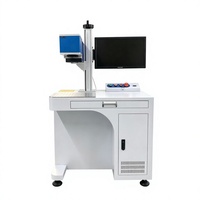 Máquina de Marcado Láser de CO2 RF de 30W 60W, Portátil, con Gabinete Dividido, Láser de CO2 3D para Grabado y Marcado de Metal, Tarjetas de Crédito y Madera