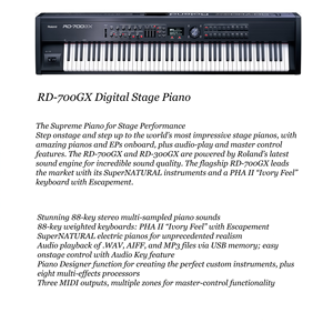 <span class=keywords><strong>Piano</strong></span> numérique de scène d'occasion Jelo RD-700GX, 95% neuf, clavier numérique de quatrième génération, clavier d'effets performant haut de gamme - Product Image 6