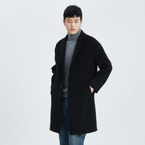 <span class=keywords><strong>Manteau</strong></span> en cachemire réversible <span class=keywords><strong>Costume</strong></span> ample long de <span class=keywords><strong>mi</strong></span>-<span class=keywords><strong>saison</strong></span> pour <span class=keywords><strong>homme</strong></span> avec trench-coat en laine goutte épaule - Product Image 1