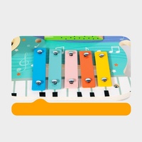 Wholesale Musical Instruments Set Early Education Set of Orff Musical Instruments Wooden Percussion Piano Teaching Aids