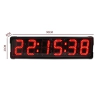 Jam tangan Digital LED dua sisi, jam tangan balap, Digital dua sisi, pengatur waktu Olahraga Lari, maraton, kuda
