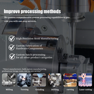 Tùy chỉnh 5 trục trung tâm gia công <span class=keywords><strong>CNC</strong></span> cho gia công thép không gỉ chính xác các bộ phận cơ khí chế tạo khoan dây EDM - Product Image 4