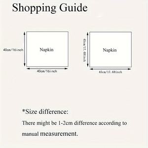 Serviettes en tissu carrées en polyester personnalisées réutilisables, vente en gros, sans décoloration ni déformation, vente chaude - Product Image 6