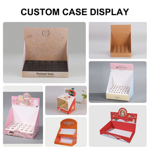 Có thể tái chế tùy chỉnh in bảng Pop hiển thị đứng phim hoạt hình bút văn phòng phẩm bao bì truy cập các tông hiển thị hộp với chèn - Product Image 6