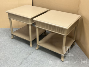 Mesita de Noche Francesa de Madera Maciza de Alta Calidad, Diseño Cuadrado Minimalista, la Más Popular - Product Image 2