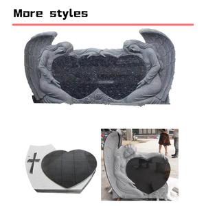 ヨーロッパの職人によるアメリカンスタイルの墓石デザイン、墓地用の屋外花崗岩墓石モニュメント - Product Image 3