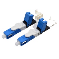 Conector Rápido de Fibra Óptica FTTH SC UPC, Conector Rápido de Fibra Óptica SC PC FTTH, Conector SC de Tipo Integrado
