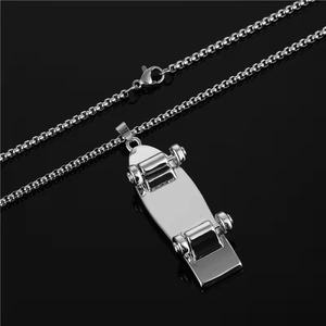 Style européen américain à la mode longue lettre <span class=keywords><strong>Scooter</strong></span> collier pendentif alliage <span class=keywords><strong>bijoux</strong></span> pour hommes femmes Hip Hop Rap Clubbing P191 - Product Image 4