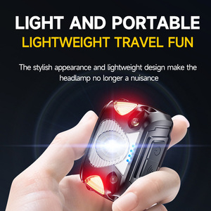 ไฟหน้าแบบ LED XPG 5W แบบชาร์จ USB พร้อมเซ็นเซอร์ตรวจจับความเคลื่อนไหว ระยะลำแสง 200 เมตร สำหรับใช้งานกลางแจ้ง อุปกรณ์ออปติคอลสำหรับใช้งานกลางแจ้ง - Product Image 3