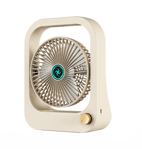 Ventilador de Escritorio Portátil Recargable USB Mini con Oscilación Automática de 1200 mAh para Uso Doméstico, Gran Venta - Product Image 2