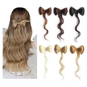 Extensión de cola de caballo <span class=keywords><strong>con</strong></span> lazo trenzado sintético para mujer al por mayor - Product Image 1