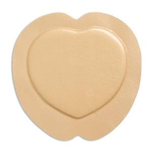 Contoh gratis perban busa silikon dengan perekat batas kedap air 4 "x 4" paket 10 "Gaun persegi untuk lateks perawatan luka kronis - Product Image 2