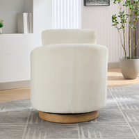 Personnalisé Confortable Rond Accent Simple Canapé Chaise Pivotant Accent Baril Chaise 360 Degrés Club Chaise Lounge Fauteuil pour Salon